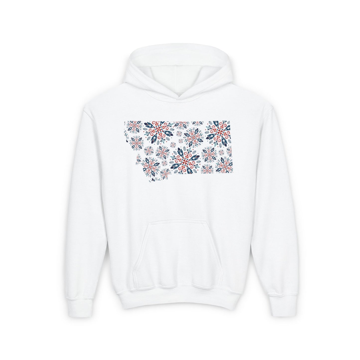 Montana Snowflake Youth Hoodie