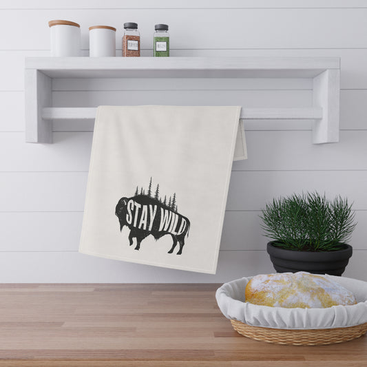 Tea Towels - Buffalo Stay Wild Design