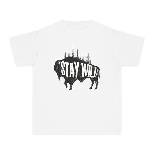 Youth Tee - Buffalo Stay Wild Graphic