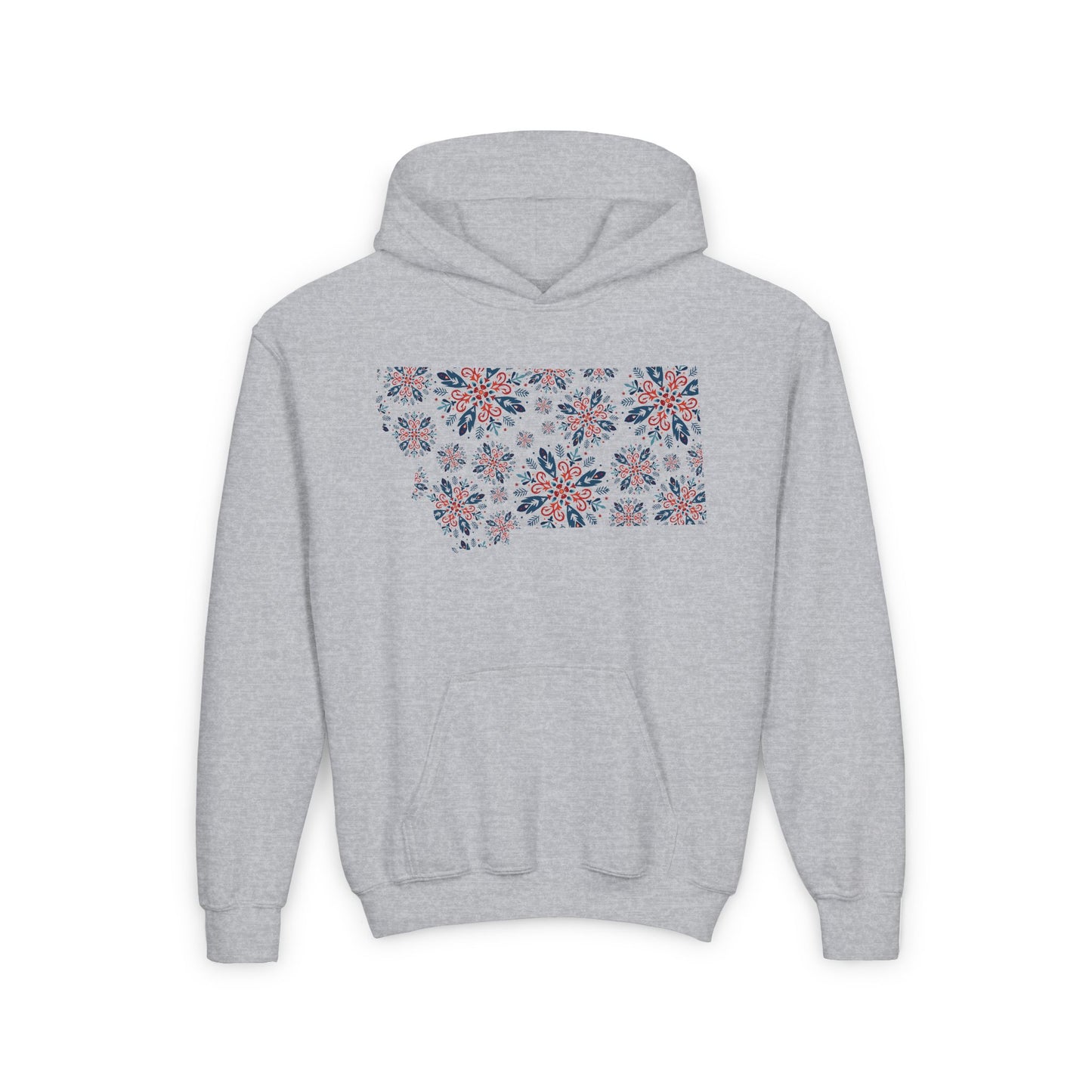 Montana Snowflake Youth Hoodie