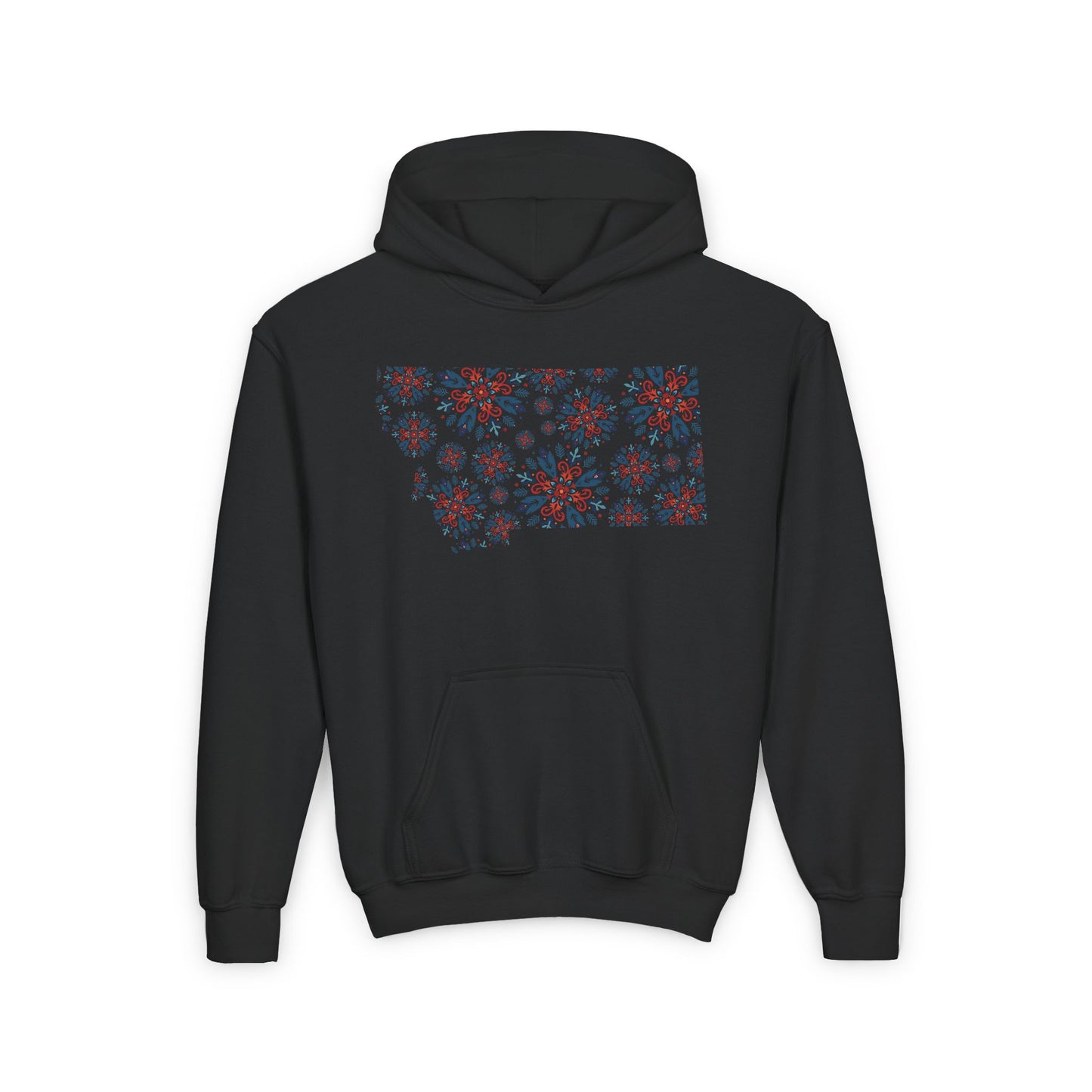 Montana Snowflake Youth Hoodie